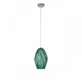 8290/1A MODERNI хром/зеленый, металл/стекло Подвес E27 1*60W 220V TIDE