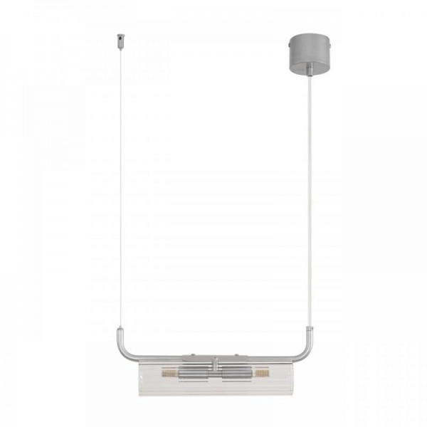 8258/2 SUSPENTIONI LN26 серебро/прозрачный, металл/стекло Подвес G9 2*20W 220V TORONTO