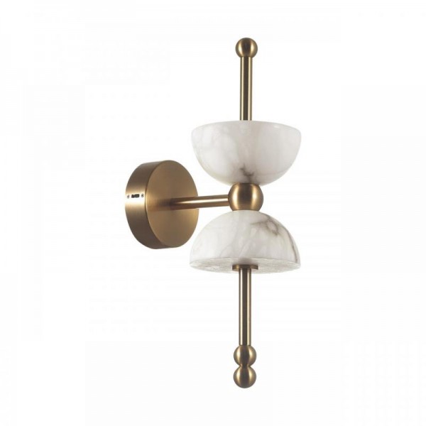 6685/7WL L-VISION ODL26 Настенный светильник  бронзовый/белый/алебастр/металл IP20 LED 7W 560Лм 3000K 220-240V FELIZ