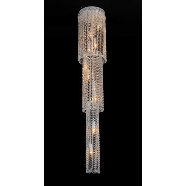 8735/13W WHITE+SILVER (1) Люстра NW