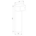 Уличный настенный светодиодный cветильник Elektrostandard Nork LED черный 35187/D a069890