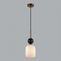 4361/1B MIDCENT ODL26 Подвесной светильник  бронзовый/белый/камень/металл IP20 E14 40W  220-240V LOLLA