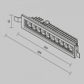 Встраиваемый светильник Outdoor O488DL-L12GF4K