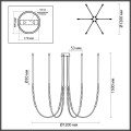 Подвесная люстра Odeon Light MONELLA 6639/70L