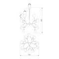 Подвесная люстра Bogates Lamella 554