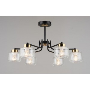 6834/6 BK+COP (1) Люстра (RL) # 6834/6 BK+COP (1) Люстра (RL) #