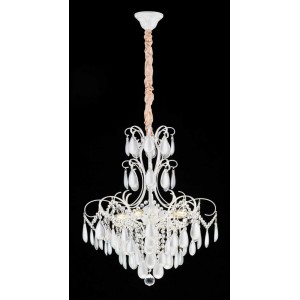 5087/4 WH+SIL (1) Люстра  NW #