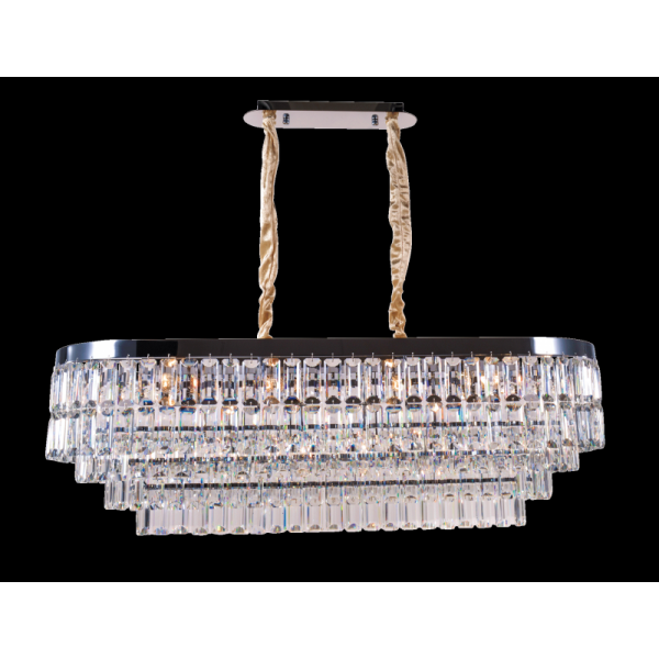 2752R/14A CHROME+CLEAR (1) Люстра (в 2-х коробках) NW