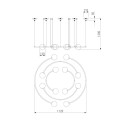 Подвесная люстра Bogates Brook 360/12