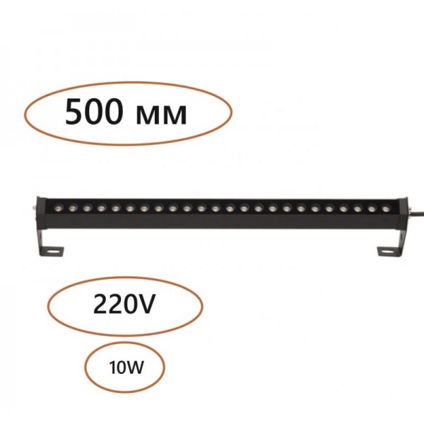 Уличный настенный светодиодный светильник Odeon Light Nature Graze 7040/10WL