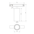 Трековый светильник 10W 4000K титан Elektrostandard 85525/01_система Лайн a072693