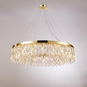 F6-ф1000*H220(1200) H GOLD (1) Люстра подвесная NW