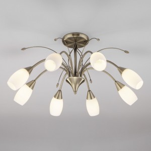 Потолочная люстра со стеклянными плафонами 30280/8