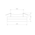 Встраиваемый светильник Elektrostandard 8355 MR16 CL/WH прозрачный/белый a049340