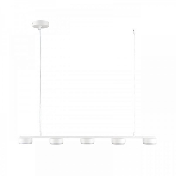 8265/5 COMFI LN26 металл, белый Светильник подвесной GX53 LED 5*7W 220V TORINA