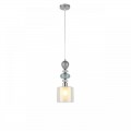 8292/1A MODERNI хром/белый/прозрачный, металл/стекло/хрусталь Подвес E27 1*60W 220V GANNA