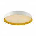 7711/DL COLOR SN 157 Светильник пластик/белый/желтый LED 48Вт 4000К D407 IP43 TUNA YELLOW