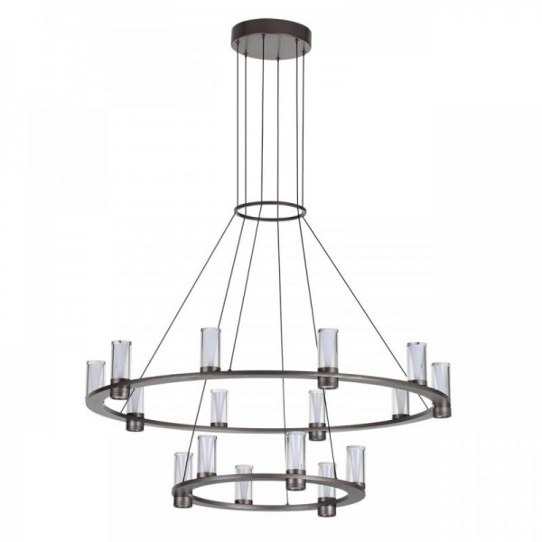 7143/110L HIGHTECH ODL26 Подвесной светильник  черный gun powder/акрилл/металл IP20 LED 93W 5960Лм 3000K 220V DEFANCE