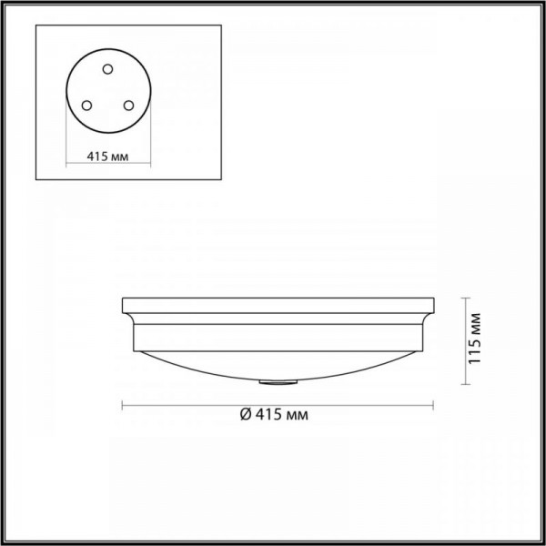 Настенно-потолочный светильник Odeon Light Walli Marsei 4824/4C