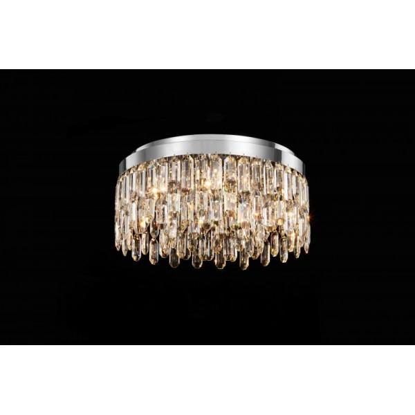 F6-ф500*H250 CHROME (1) Люстра потолочная (NW)