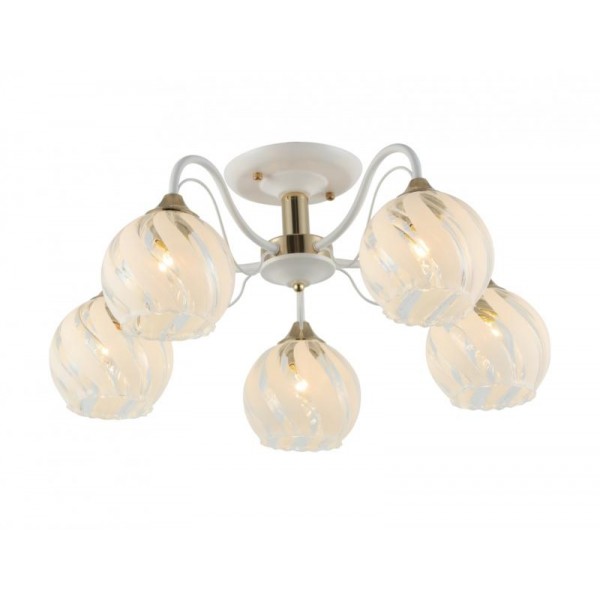 74310/5 WHITE+GOLD (4) Люстра