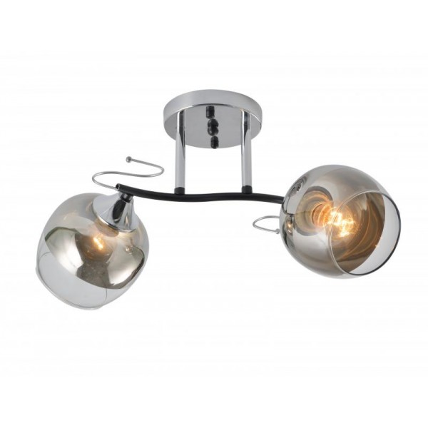 29055/2 CHROME+BLACK (4) Люстра (RL)