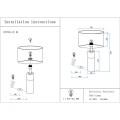 Настольная лампа Kink Light Тайла 07700-1T,01-20(01)