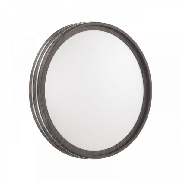 7604/DL PALE SN 176 Светильник пластик/белый/венге/хром LED 48Вт 4000К D390 IP43 TROSTO