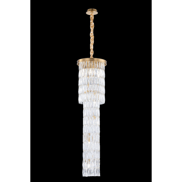 2727P/8A PLATING BRASS+CLEAR (1) Люстра NW #