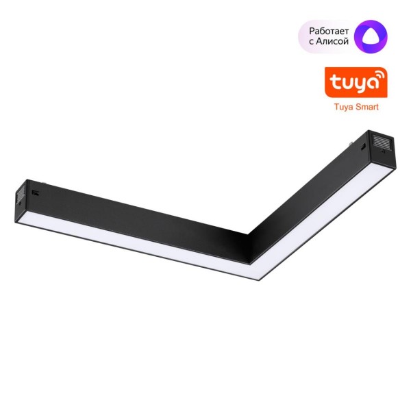 359945 PORT черный Трековый светодиодный светильник диммир. со сменой цв.температуры, пульт ДУ/Tuya Smart Life LED 20W 90-240V VECTOR