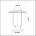 Уличный светильник Odeon Light Nature Mito 4047/1B