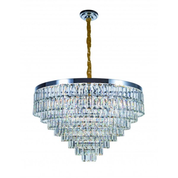 2752R/18A CHROME+CLEAR (1) Люстра (в 2-х коробках) NW #