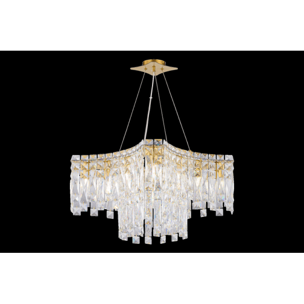 5638P/12A PLATING BRASS+CLEAR (1) Люстра NW #