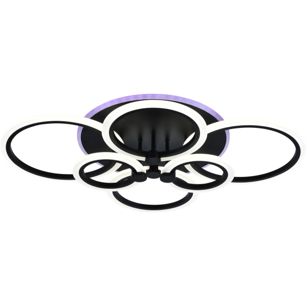 Потолочный светильник Mirastyle Диод JX-8067/4+2 N BK ML