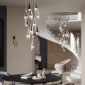 Каскадная светодиодная люстра Odeon Light Exclusive L-Vision Afalina 5442/137L