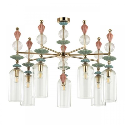 Подвесная люстра Odeon Light Classic Bizet 4855/7C Подвесная люстра Odeon Light Classic Bizet 4855/7C