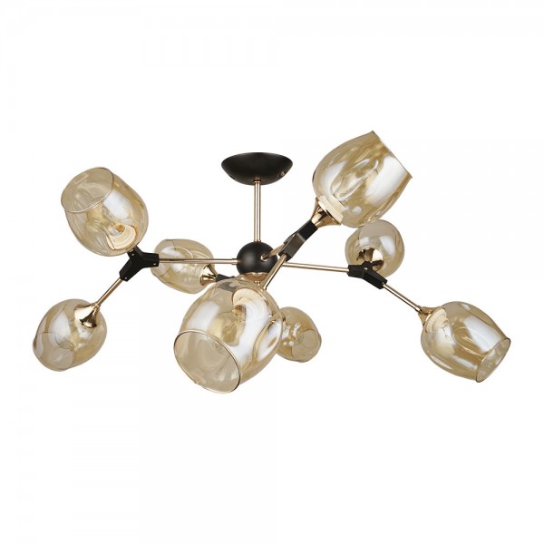 Люстра на штанге Arte Lamp SEPPIA A4211PL-8BK