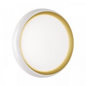 7650/DL PALE SN 141 Светильник пластик/белый/золотой LED 48Вт 4000К D380 IP43 TOFIQ WHITE