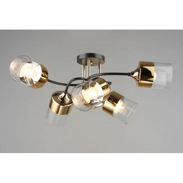 5984/6 BK+FGD (1) Люстра (RL)