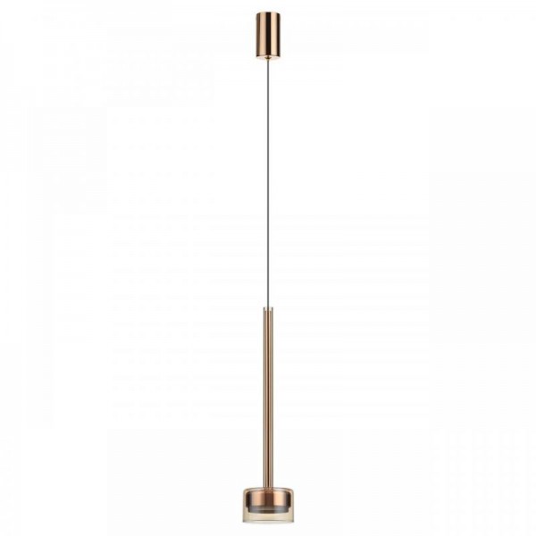 7152/10L HIGHTECH ODL26 Подвесной светильник  золотой/янтарное стекло/металл IP20 LED 10W 800Лм 3000K 180° 220V LASLO