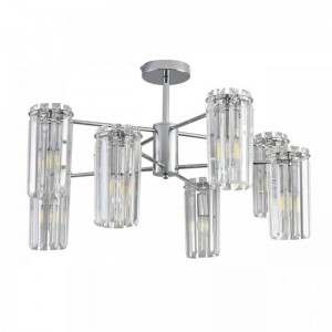 8348/8C CLASSI хром/прозрачный, металл/хрусталь Люстра подвесная E14 8*40W 220V FAVLA 8348/8C CLASSI хром/прозрачный, металл/хрусталь Люстра подвесная E14 8*40W 220V FAVLA