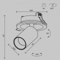 Встраиваемый светильник Technical C071CL-7W2.7K-WB