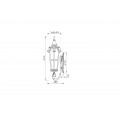 Настенный светильник (бра) Outdoor O413WL-01GB1