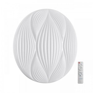 7686/DL PALE SN 204 Светильник пластик/белый LED 48Вт 3000-6000К D380 IP43 пульт ДУ HIMAR