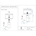 Настольная лампа Kink Light Тайла 07700-1T,19-20(01)