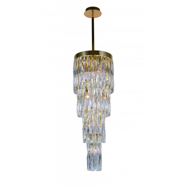 2774E/9A GOLD+CLEAR (1) Люстра NW