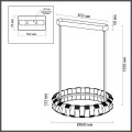 Подвесной светодиодный светильник Odeon Light Asturo 4993/45L