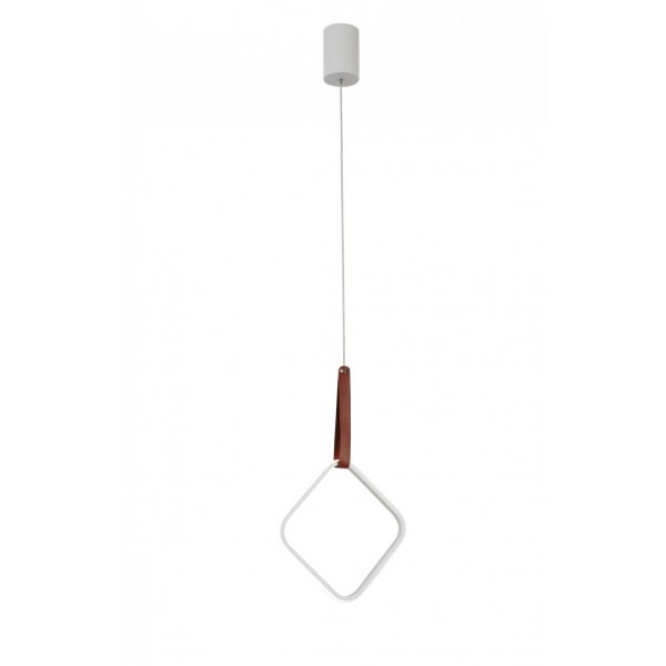 2809/310 WHITE+LEATHER (1/10) Люстра (RL)