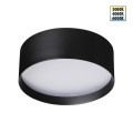 359599 OVER NT25 000 черный Светильник накладной светодиодный с переключ. цв. температуры IP20 LED 24W 220-240V 3000К\4000К\6000К ORBIS