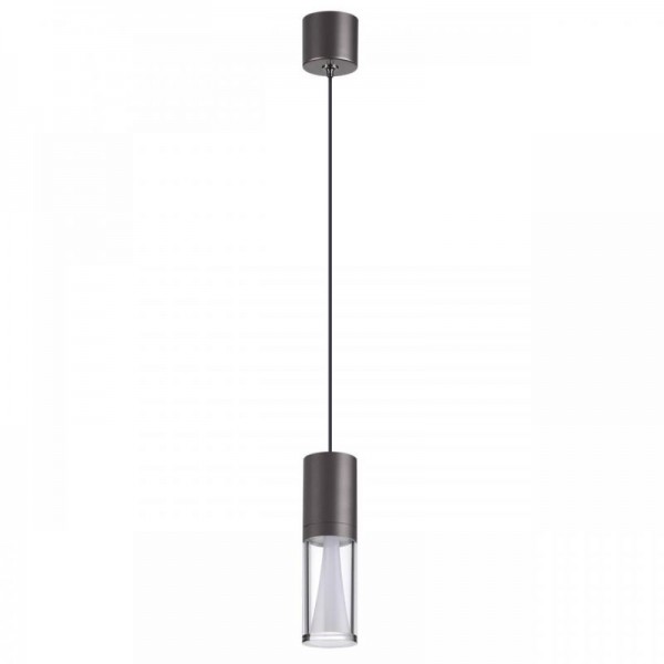 7143/4L HIGHTECH ODL26 Подвесной светильник  черный gun powder/акрилл/металл IP20 LED 4W 280Лм 3000K 180° 220V DEFANCE